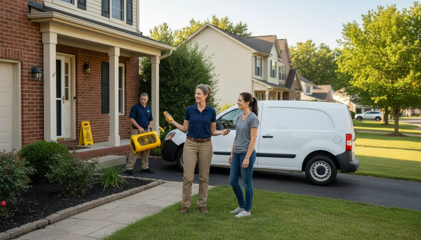 Water restoration image for Flood Water Cleanup, Removal And Restoration Services in Jasper, IN
